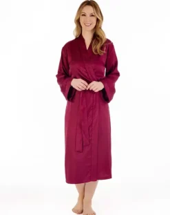 Animal Jacquard Satin 46" Kimono Wrap GL88724