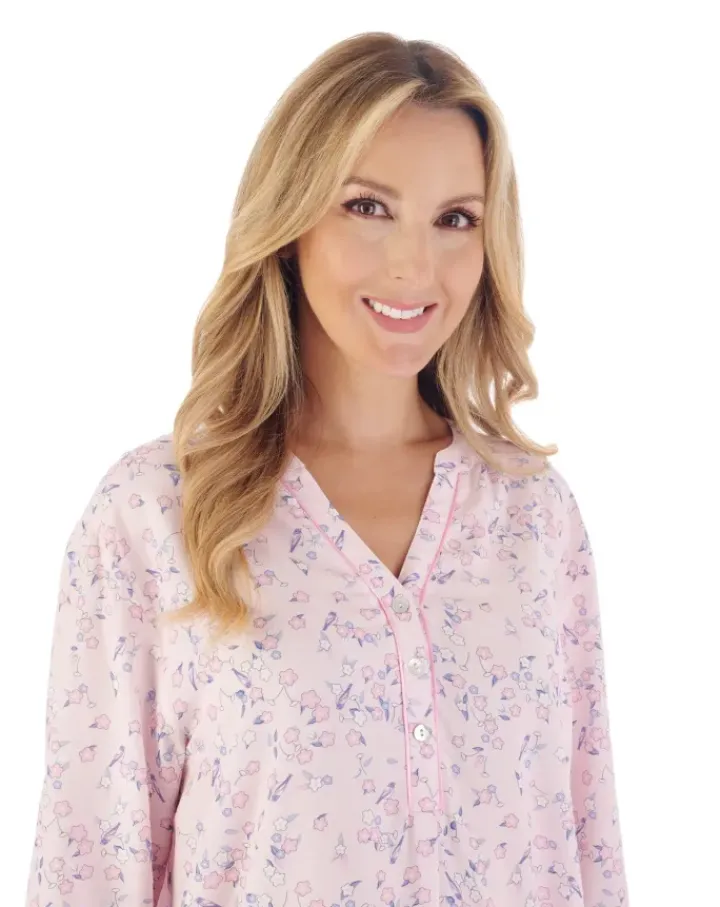 Blossom Print 38" Woven Nightshirt NS03240