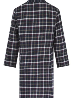 Brushed Check 42" Button Through Woven Nightshirt WR04805