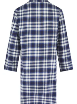 Brushed Check Print 42" Woven Nightshirt WR04810