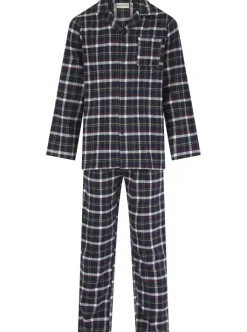 Brushed Check Print Woven Tailored Pyjama WR04806