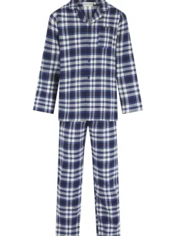 Brushed Check Print Woven Tailored Pyjama WR04811