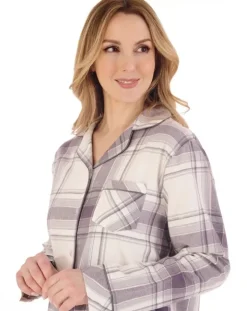 Brushed Check Tailored Woven Pyjama Set PJ88222
