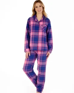 Brushed Check Tailored Woven Pyjama Set PJ88222