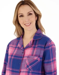 Brushed Check Tailored Woven Pyjama Set PJ88222