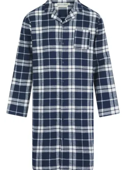 Brushed Check 42" Woven Nightshirt WR04801