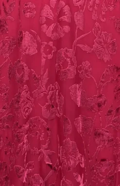 Burnout Floral Velvet Pyjama Set GL8712
