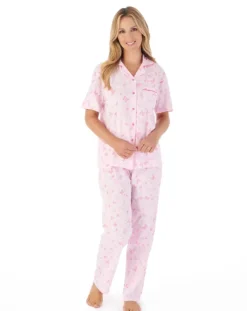 Butterfly Print Tailored Jersey Pyjama PJ03104