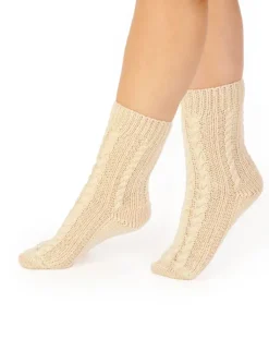 Cable Knit Bedsock BS190