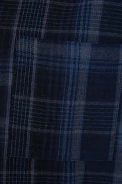 Checked Brushed Woven Tailored Pyjama Set WR88821