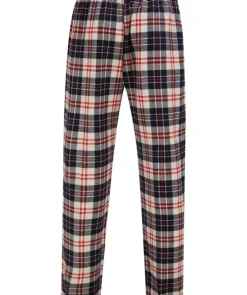 Checked Brushed Woven Tailored Pyjama Set WR88821
