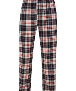 Checked Brushed Woven Tailored Pyjama Set WR88821