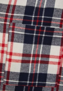 Checked Brushed Woven Tailored Pyjama Set WR88821