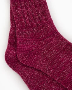 Chenille Lurex Bedsock BS189