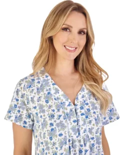 Classic Floral Print 42" Jersey Nightdress ND05107