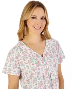 Classic Floral Print Jersey Pyjama PJ05108