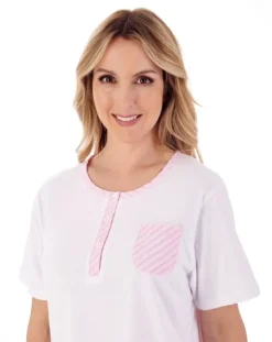 Classic Stripe Seersucker Woven Pyjama Set PJ01224