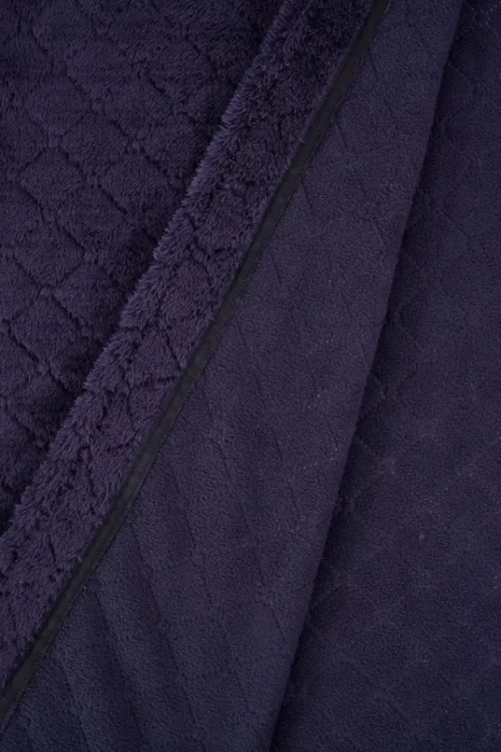 Diamond Flannel Fleece 46" Wrap Housecoat HC88352
