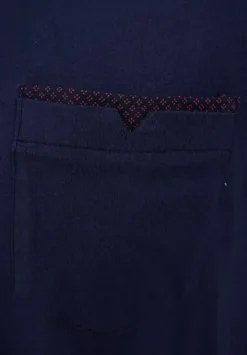 Diamond Geo Print Jersey Top & Woven Trouser Pyjama Set WR88832