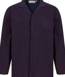 Diamond Geo Print Tailored Button Through Woven Pyjama WR88833