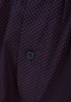 Diamond Geo Print Tailored with Shorts Woven Pyjama WR88834