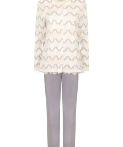 Diamond Print Jersey Pyjama PJ2151