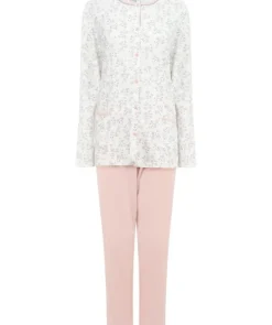 Ditsy Floral Button Through Jersey Pyjama PJ4131
