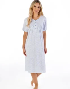 Ditsy Floral 42" Jersey Nightdress ND07102
