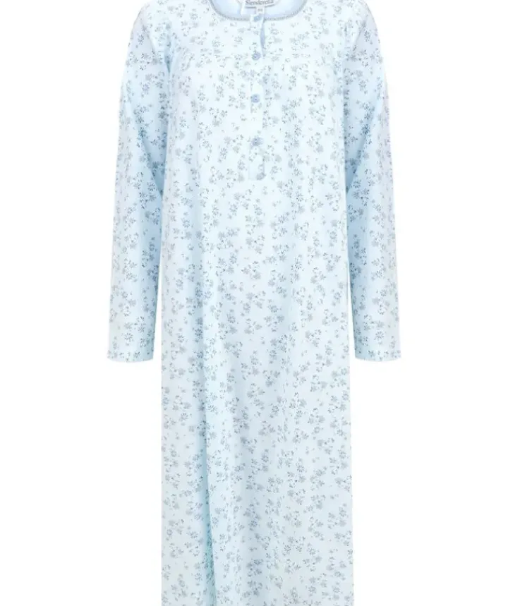 Ditsy Floral 43" Jersey Nightdress ND4130