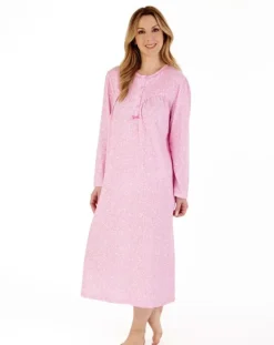 Ditsy Floral 45" Jersey Nightdress ND88102