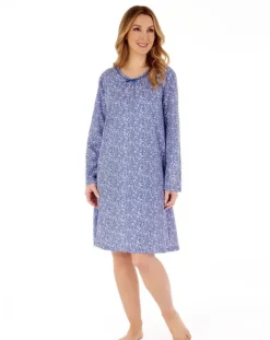 Ditsy Floral 38" Jersey Nightdress ND88100