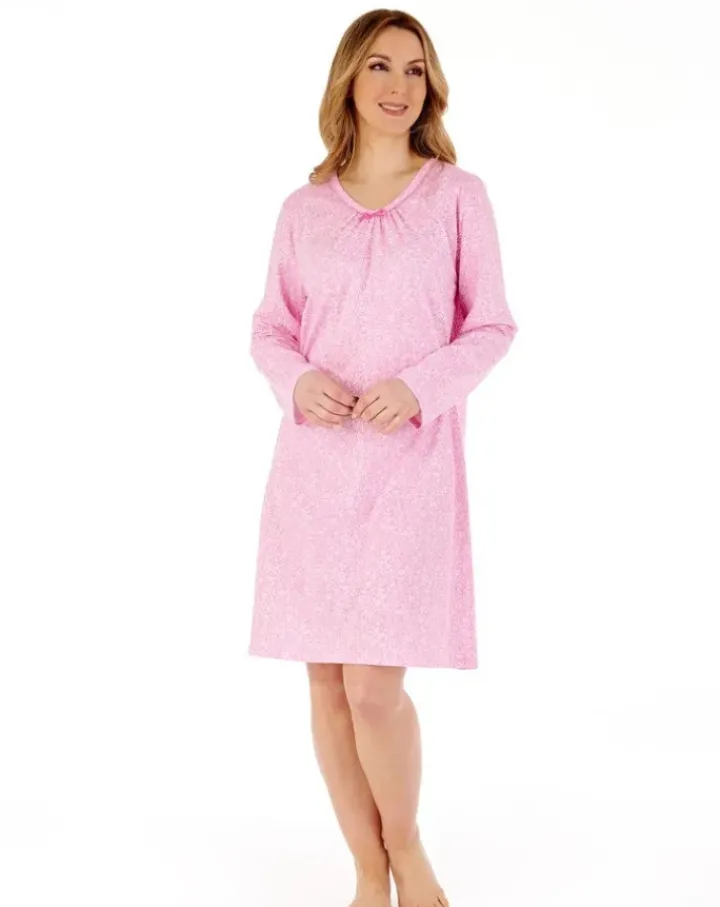 Ditsy Floral 38" Jersey Nightdress ND88100