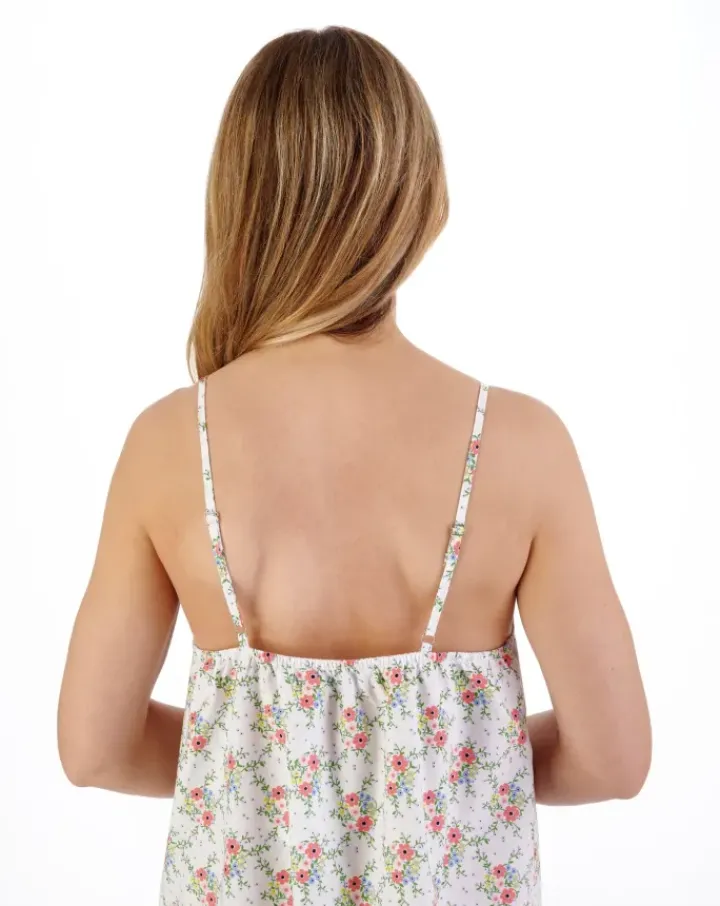 Ditsy Floral Print 42" Woven Chemise ND05225