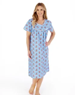 Ditsy Floral Print 42" Woven Nightdress ND05227