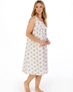 Ditsy Floral Print 42" Woven Nightdress ND05226