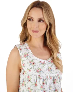 Ditsy Floral Print 42" Woven Nightdress ND05226