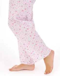 Ditsy Floral Print Woven Tailored Pyjama Set PJ01209