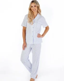 Ditsy Floral Tailored Jersey Pyjama PJ07103