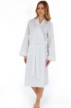 Dobby Dot 45" Woven Kimono Wrap HC55235