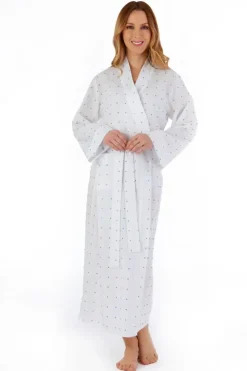 Dobby Dot 50" Woven Kimono Wrap HC55235L
