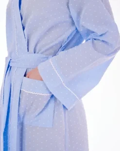 Dobby Dot 45'' Woven Kimono Wrap HC77235