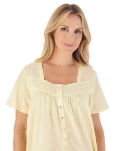 Dobby Dot 42" Woven Nightdress ND01232
