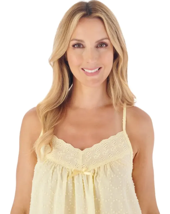 Dobby Dot 40" Woven Nightdress ND01230