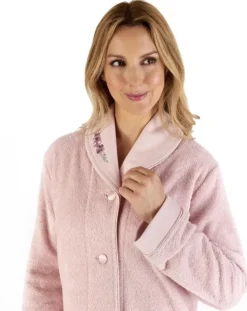 Embroidered 46" Button Through Housecoat HC66356
