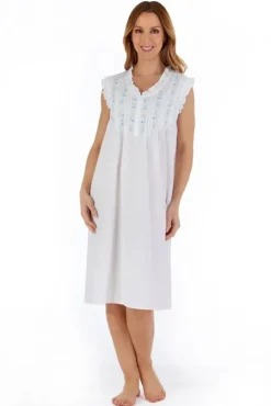 Embroidered Pintuck and Ruffle 42