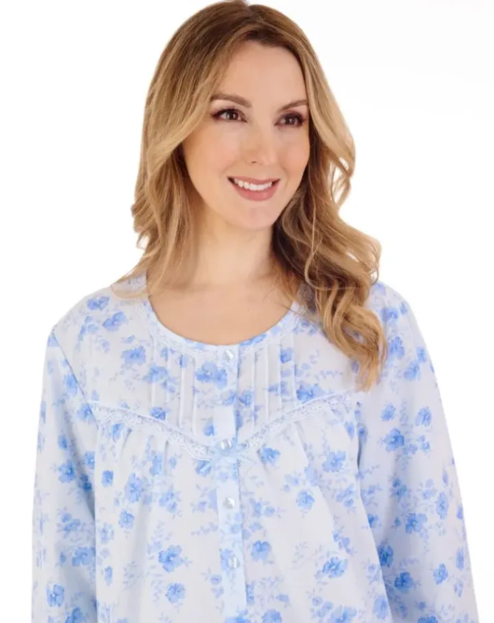 Floral Brushed 45" Woven Nightdress ND88201