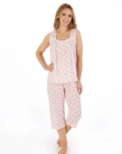 Floral Dobby Spot Woven Pyjama PJ05212