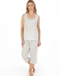 Floral Dobby Spot Woven Pyjama PJ05212