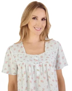 Floral Dobby Spot Woven Pyjama PJ05213