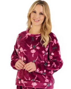 Floral Flannel Fleece Pyjama PJ06314